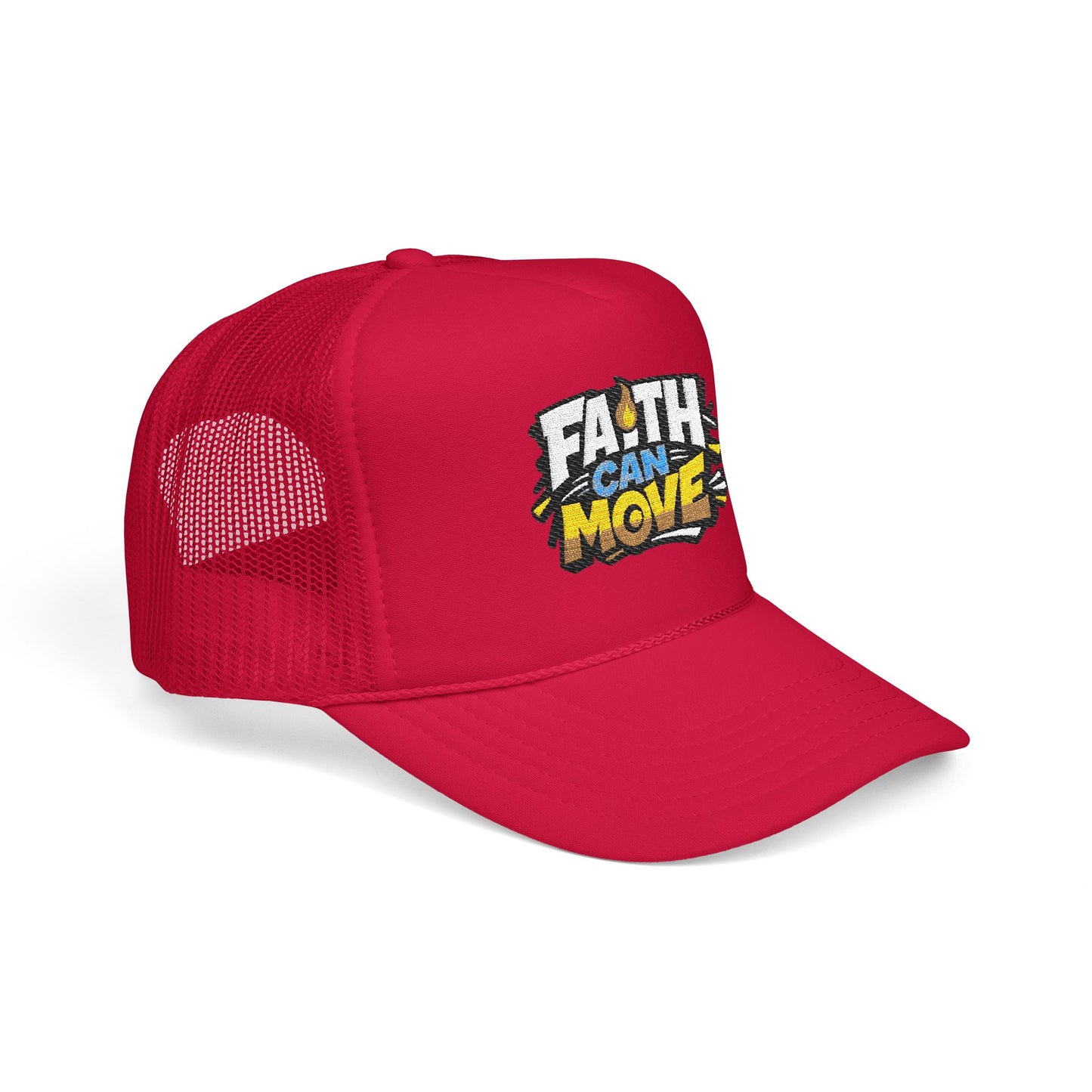 FAITH CAN MOVE Trucker Hat
