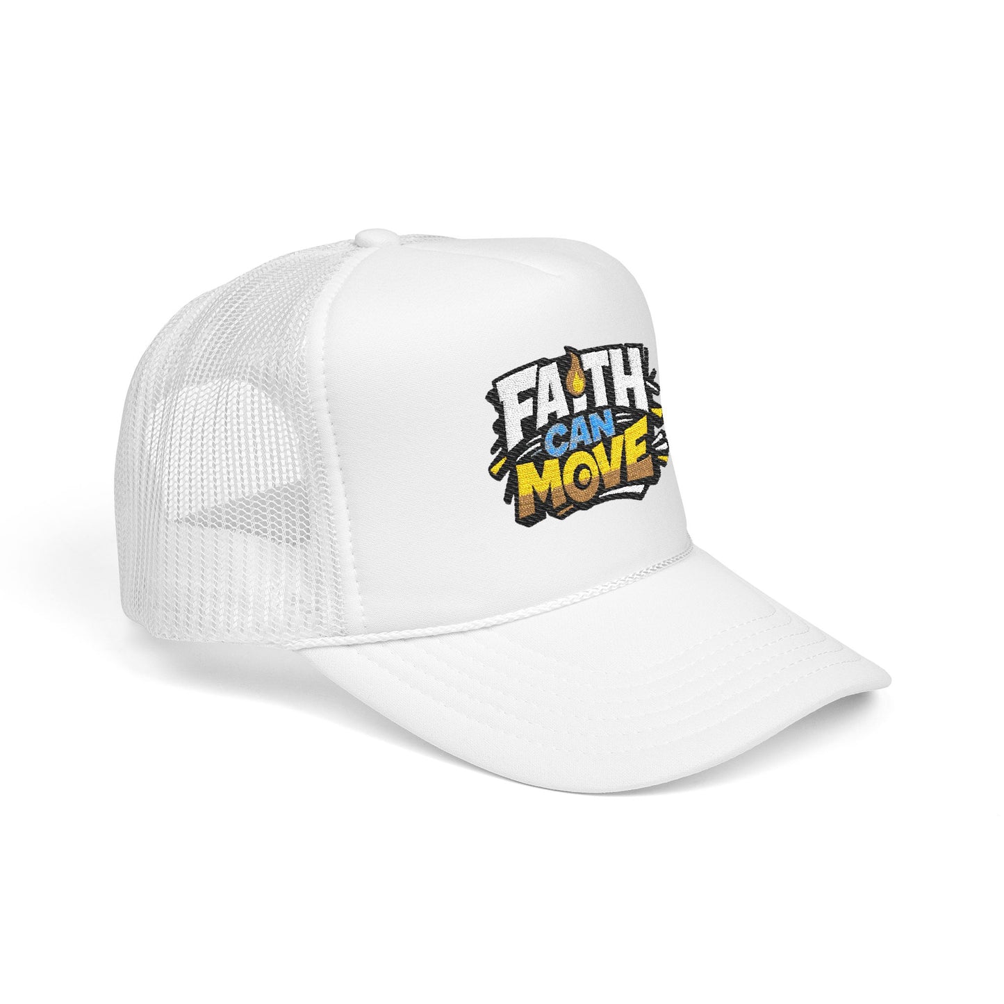 FAITH CAN MOVE Trucker Hat