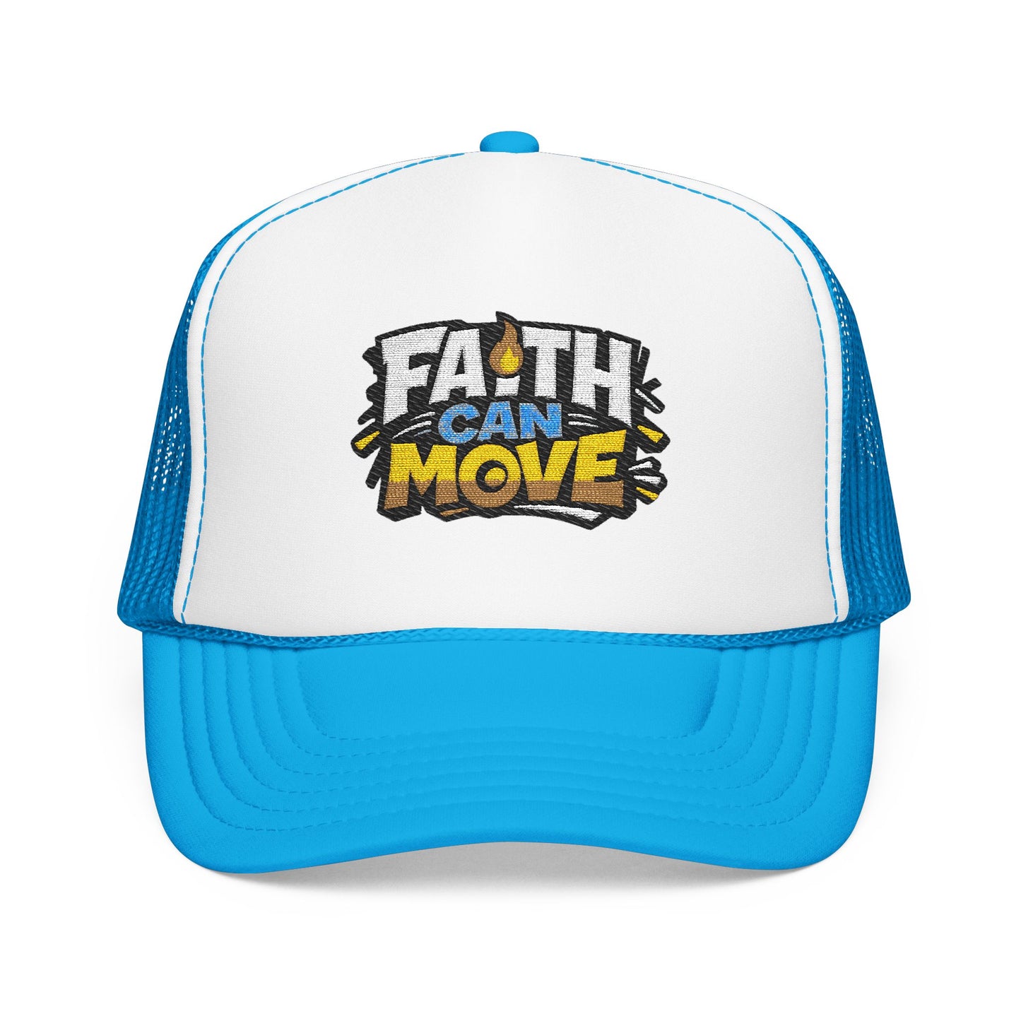 FAITH CAN MOVE Trucker Hat