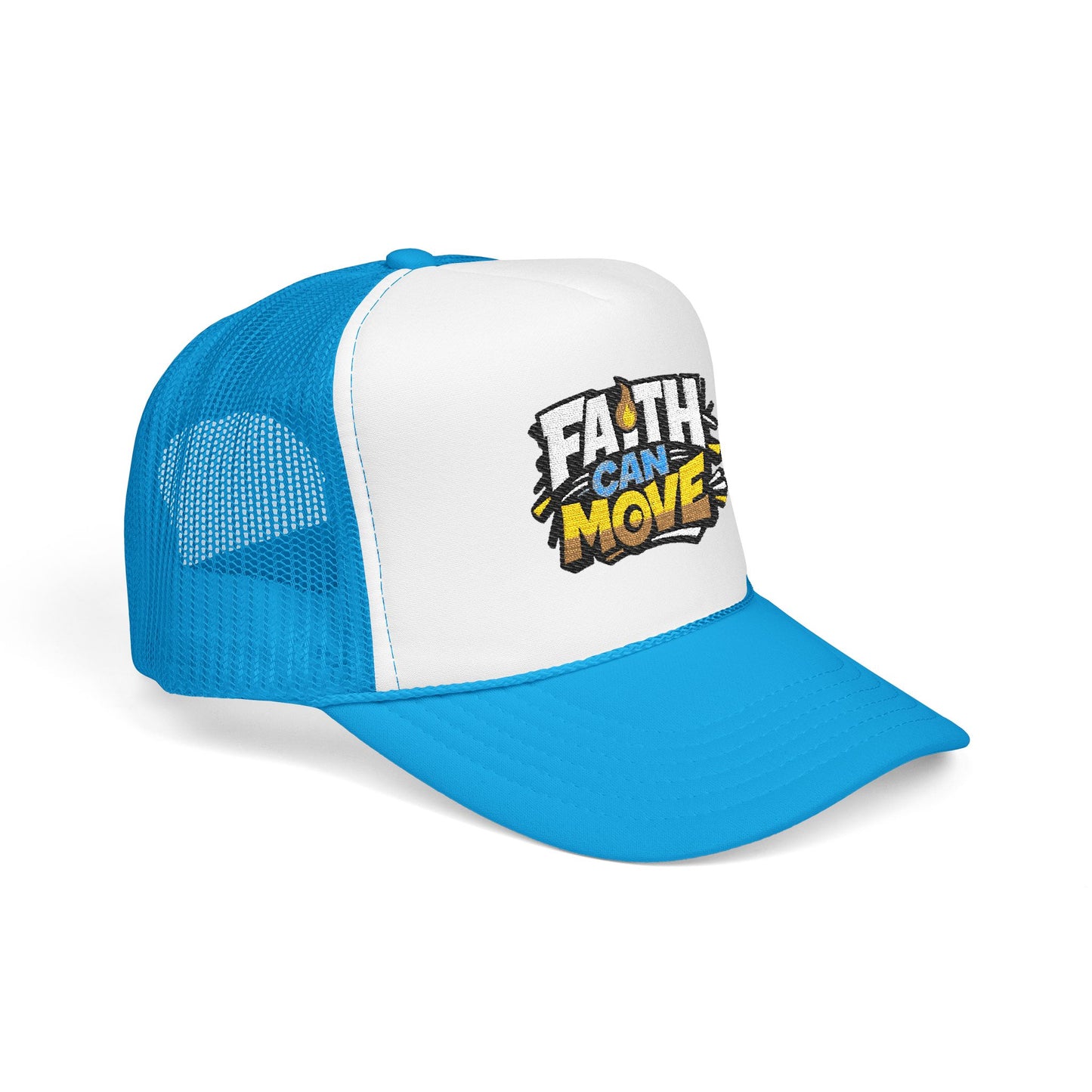 FAITH CAN MOVE Trucker Hat