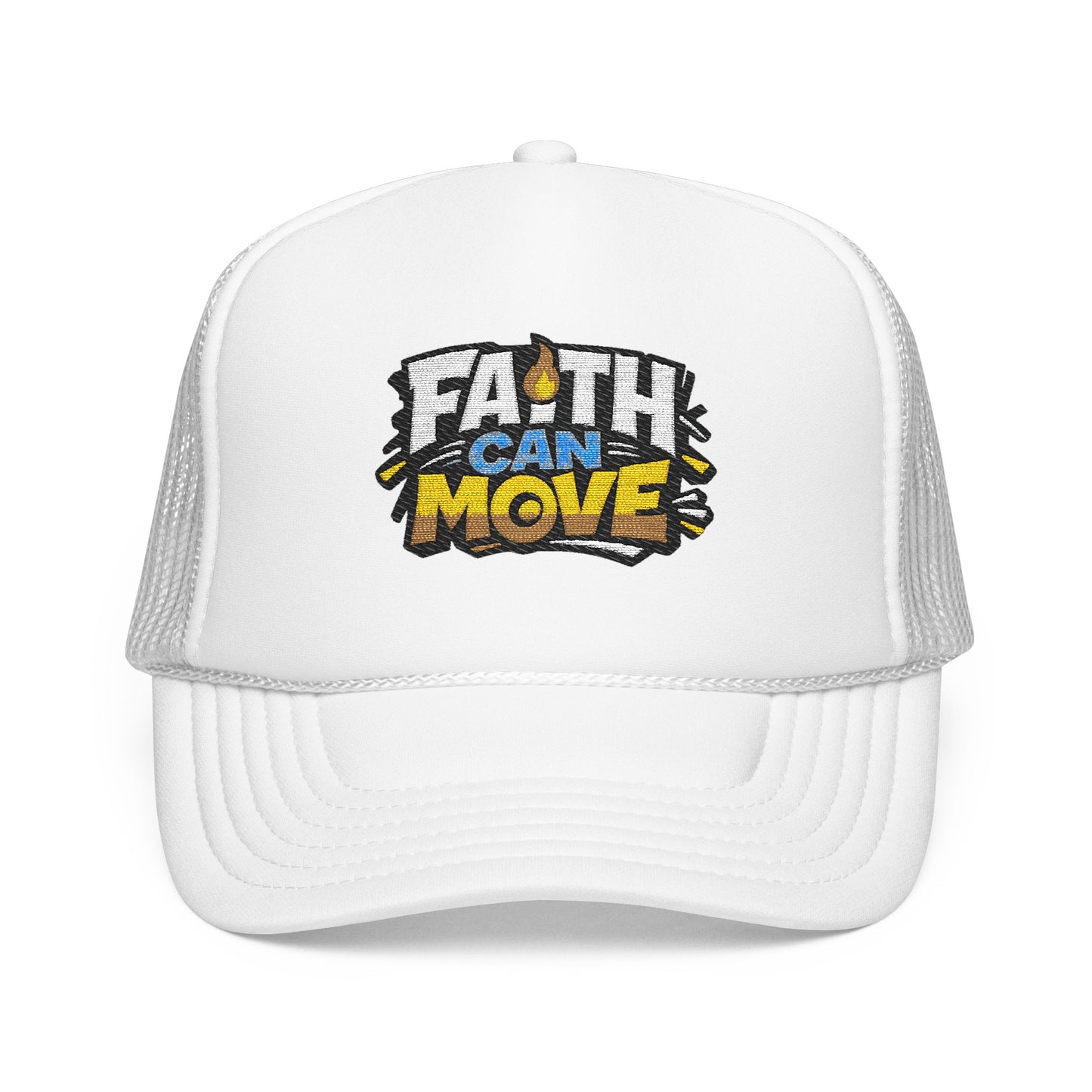 FAITH CAN MOVE Trucker Hat
