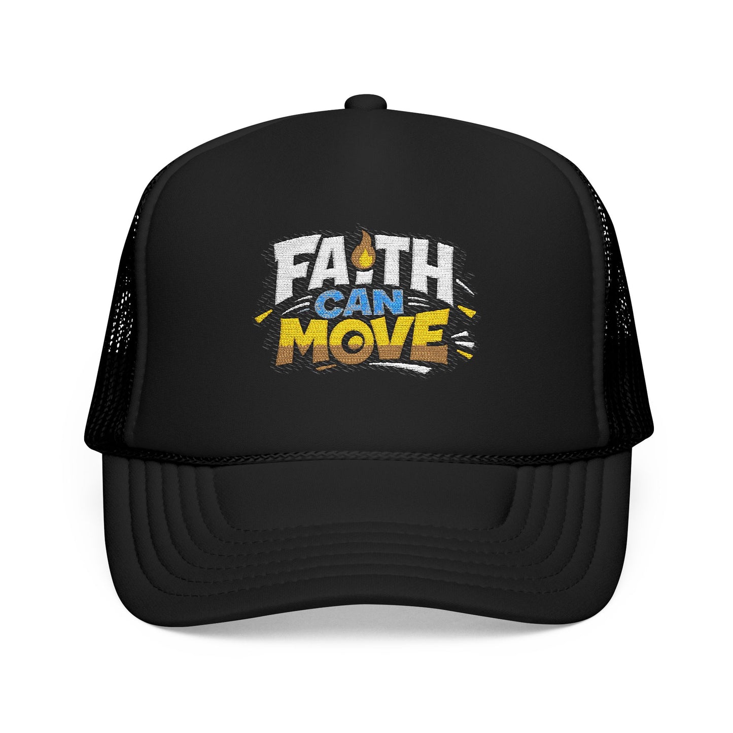 FAITH CAN MOVE Trucker Hat