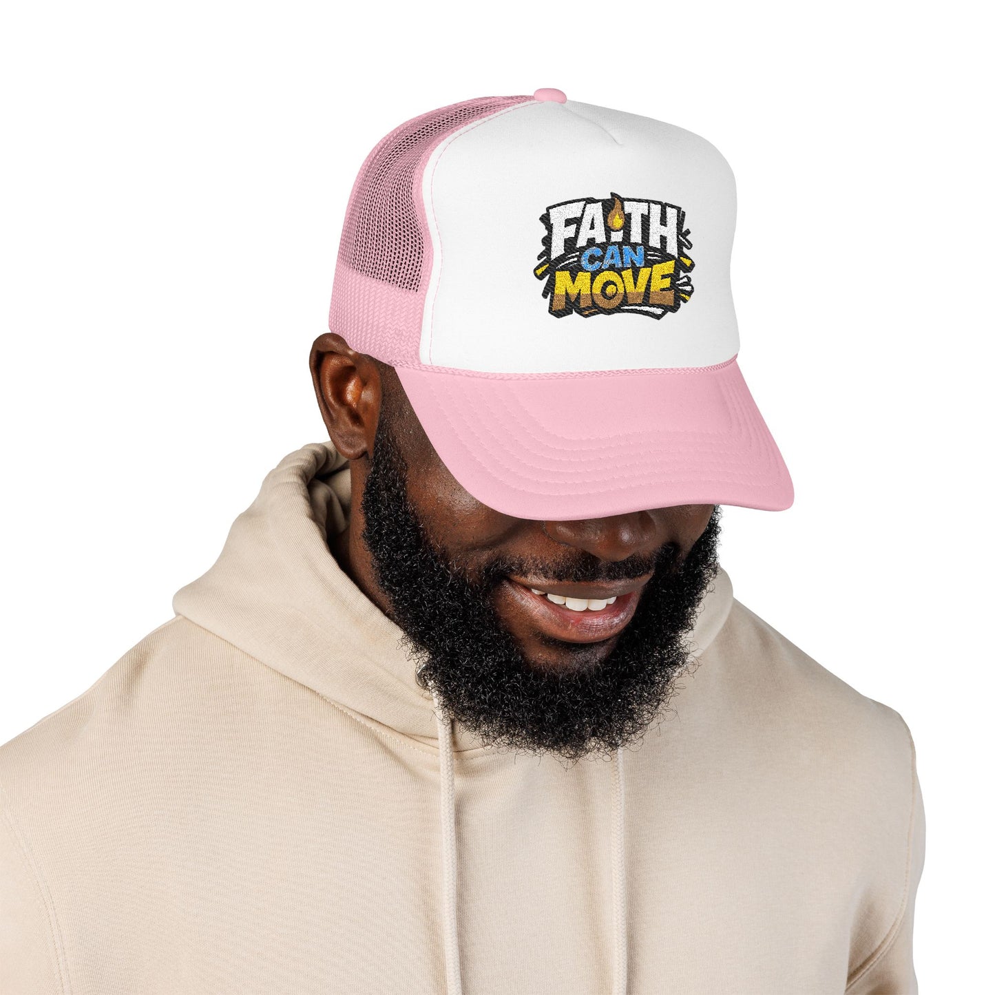 FAITH CAN MOVE Trucker Hat